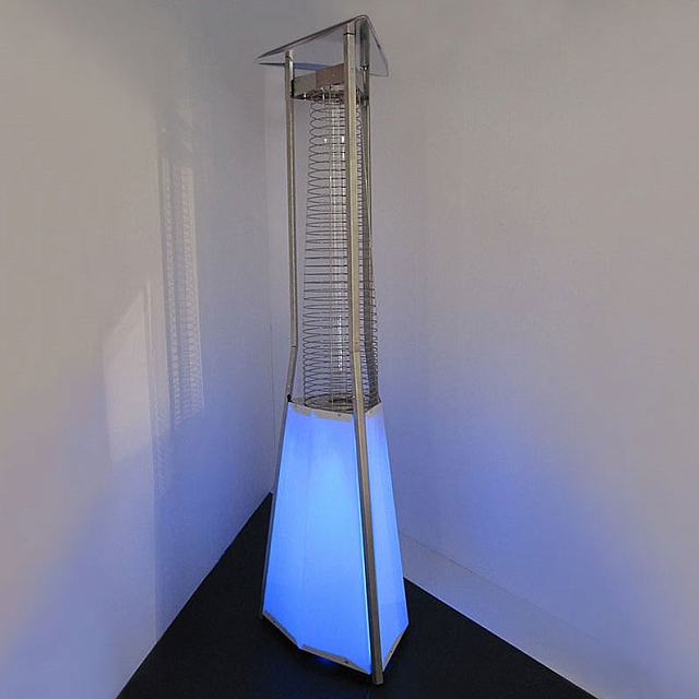 Уличный газовый обогреватель Siabs Kaliente RGB с дистанционным управлением 