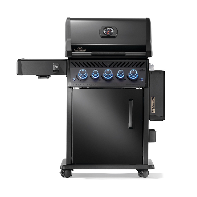 гриль газовый napoleon rogue pro-s 425 phantom черный (с ик горелкой 3/3)