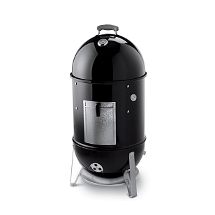 Угольный гриль - коптильня Weber Smokey Mountain Cooker, 47 см, черный для сада
