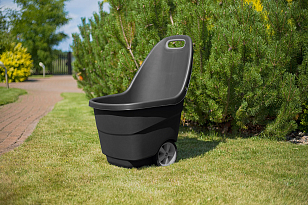 Тележка садовая Keter Easy Go XL 62 л Цвет: черный, садовая мебель