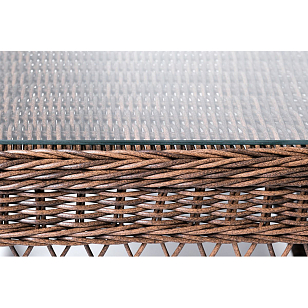 Лаунж-зона 4SIS Асти на 4 персоны, цвет коричневый, садовая мебель