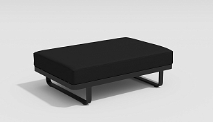 Лаунж зона Gardenini Hacienda Карбон / Черный для дачи Лаунж зона Gardenini Hacienda Карбон / Черный, садовая мебель