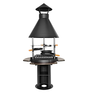 Гриль дровяной для улицы Hunter Smoker 80 для приготовления пищи Гриль дровяной для улицы Hunter Smoker 80 для сада