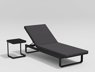 Столик для шезлонга Gardenini Villino Черный