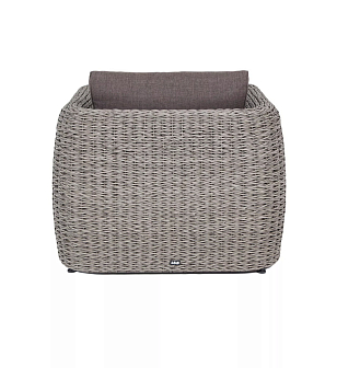 Кресло 4SIS Кальяри (гиацинт), цвет серый, садовая мебель