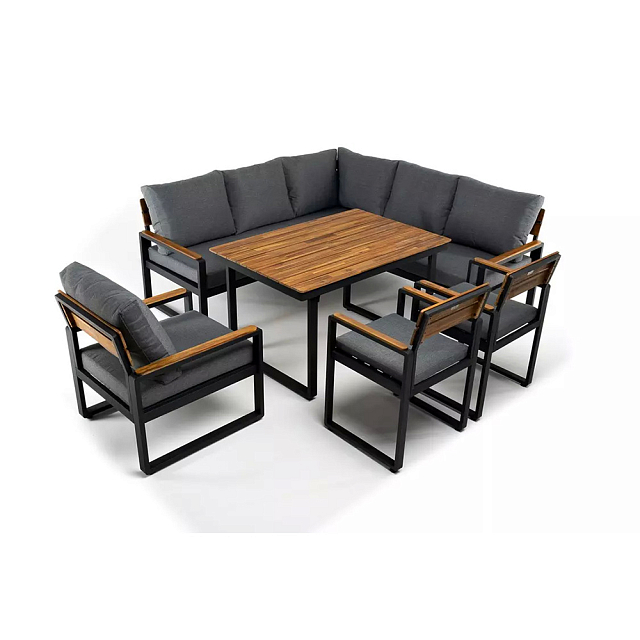 Обеденная группа Joygarden Topa с угловым диваном 