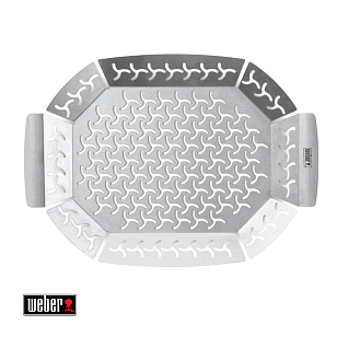 Перфорированный противень для гриля Weber овальный для приготовления пищи Перфорированный противень для гриля Weber овальный для сада