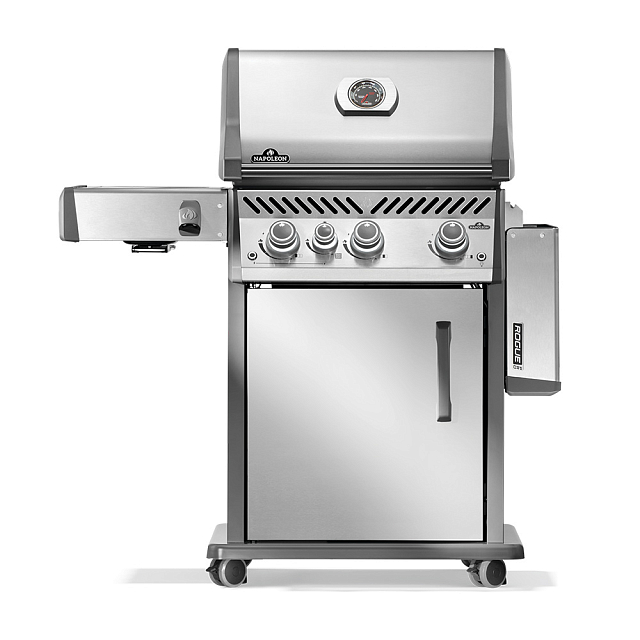 гриль газовый napoleon rogue pro 425 sib стальной (с ик горелкой 3/3)