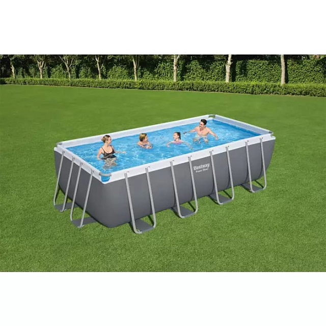Бассейн каркасный Bestway Power Steel 488 х 244 х 122 (фильтр-насос) для серфинга