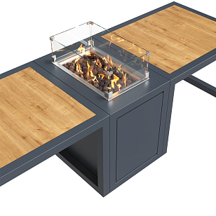 Стол-камин Kaminex Катла, уличное оборудование