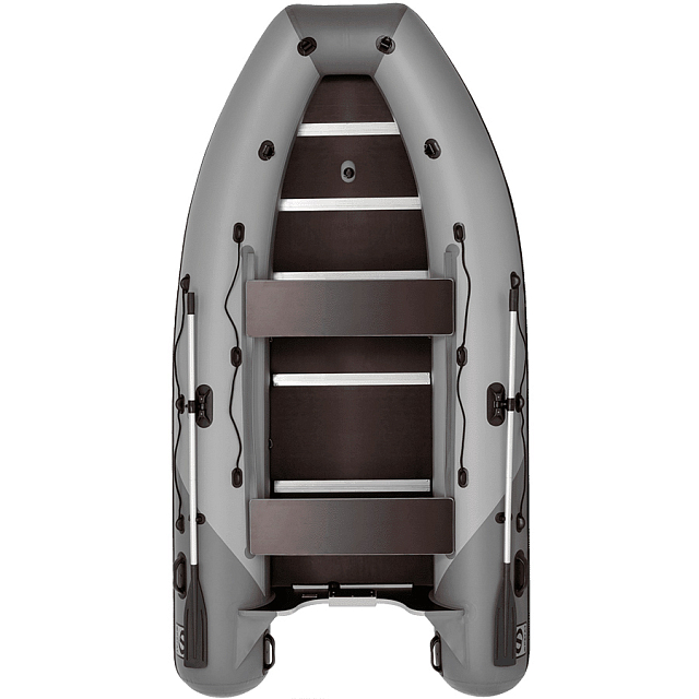 Лодка ПВХ Фрегат 430 С серая