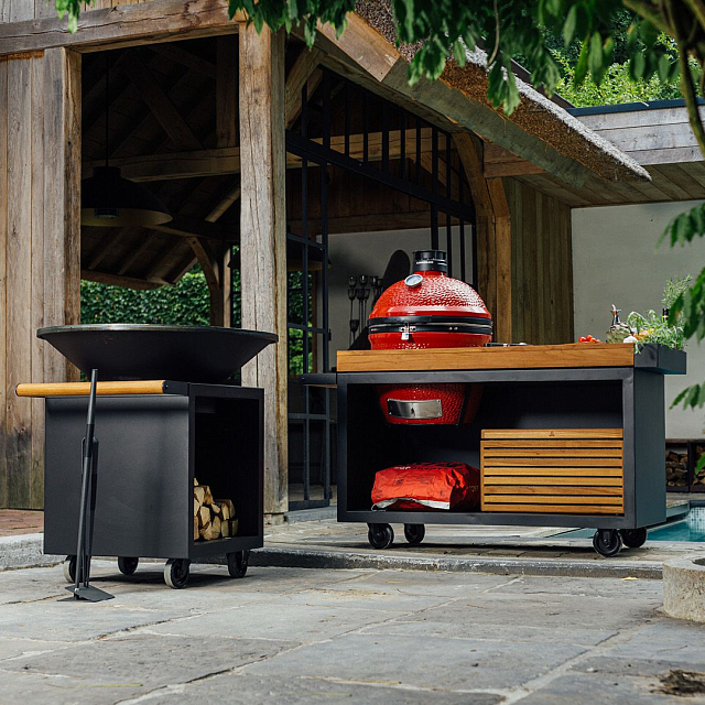 Стол OFYR Table PRO для Kamado Joe черный