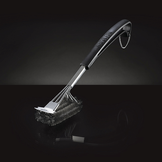 Щетка для решетки барбекю Napoleon с ворсом из нержавеющей стали