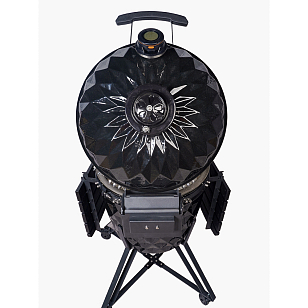 гриль керамический diamond egg xl pro цвет: черный для приготовления пищи гриль керамический diamond egg xl pro цвет: черный для дачи