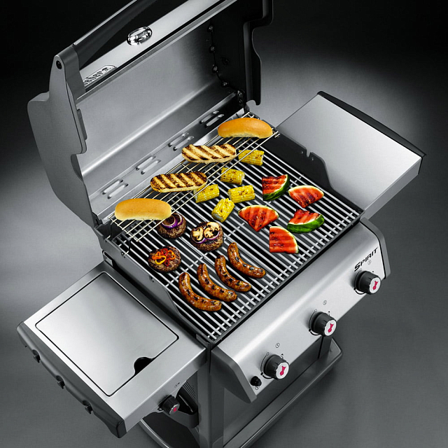гриль газовый weber spirit s-320 premium gbs, нерж. сталь