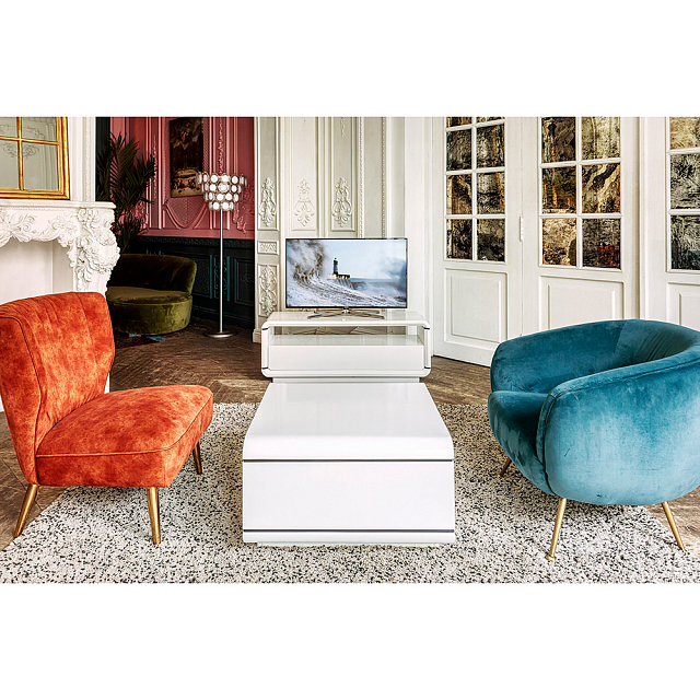 Столик журнальный Paoli Opus Quadro Цвет: белый