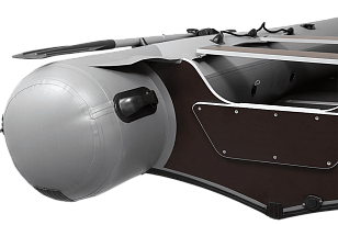 Лодка ПВХ Фрегат 430 С серая для хобби и пикника