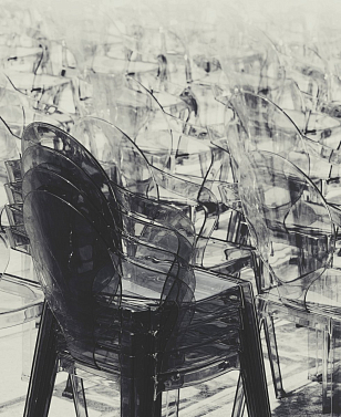 Стул Scab Design Spoon Цвет: бесцветный, садовая мебель