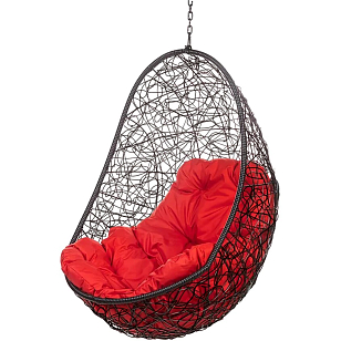 Подвесное кресло Bozollo Uovo Nero (без стойки), садовая мебель