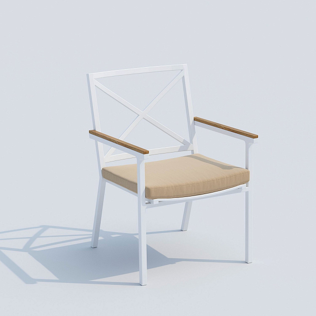 Стул Ideal Patio Festa Цвет: белый, бежевый 