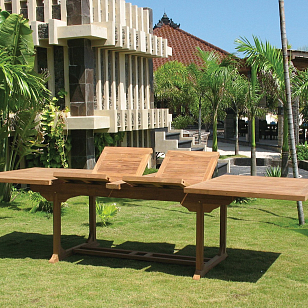 Стол из тика Lite Soria, садовая мебель