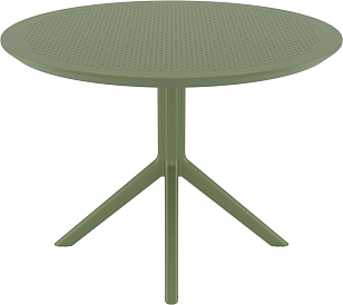 Стол Siesta Contract Sky Ø105 Цвет: оливковый, садовая мебель