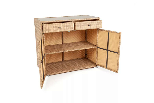 Плетёная тумба 4SIS Мальта Цвет: соломенный 