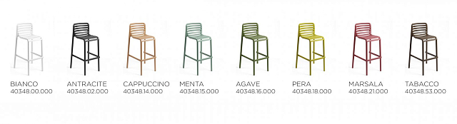 Стул барный Nardi Doga Stool Цвет: агава 