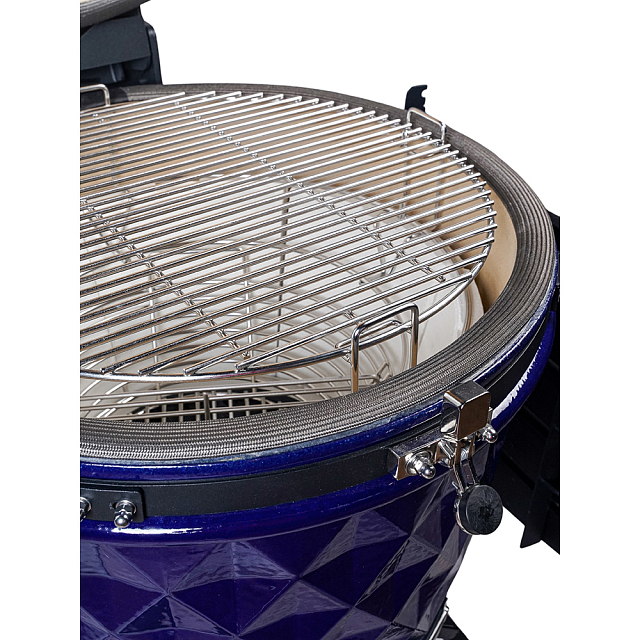 гриль керамический diamond egg xl pro цвет: синий