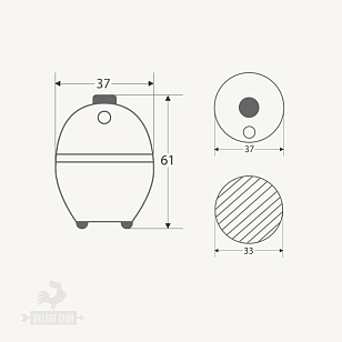 гриль керамический big green egg small малый (диаметр решетки 33 см) для приготовления пищи Гриль керамический Big Green Egg Small МАЛЫЙ (диаметр решетки 33 см)