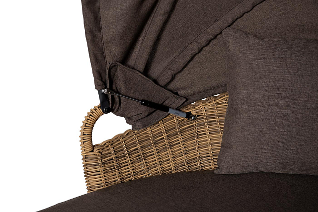 Круглый шезлонг 4SIS Стильяно Цвет: соломенный 