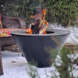 Гриль-очаг Elbrus Home Этна Ø120 (Термостойкая эмаль) для сада