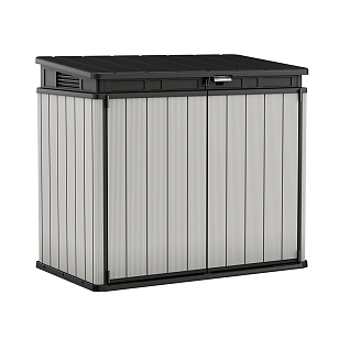 Высокий шкаф Keter Premiere XL 1150 л + 2 полки, садовая мебель