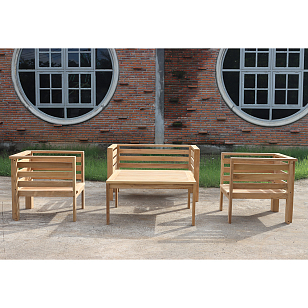 Комплект мебели из тика Lite Roncade, садовая мебель