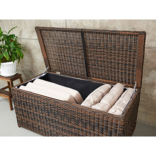 Набор из 2х сундуков Lite Karl 120 и 140 Цвет: темно-коричневый, садовая мебель