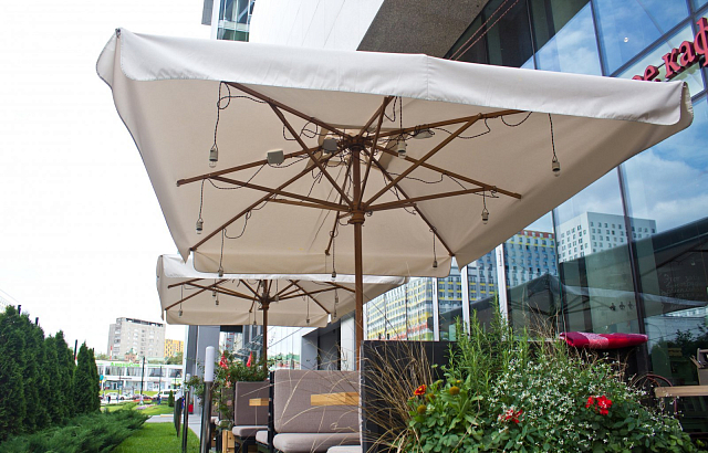 Зонт уличный Scolaro квадратный Palladio Telescopic 