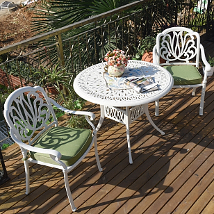 Стул Вишневый Садъ Классик Белый, садовая мебель