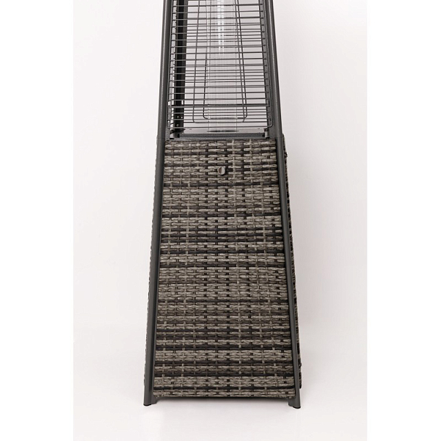 Уличный газовый обогреватель Stalleh Pyramid X4 Rattan Grey 