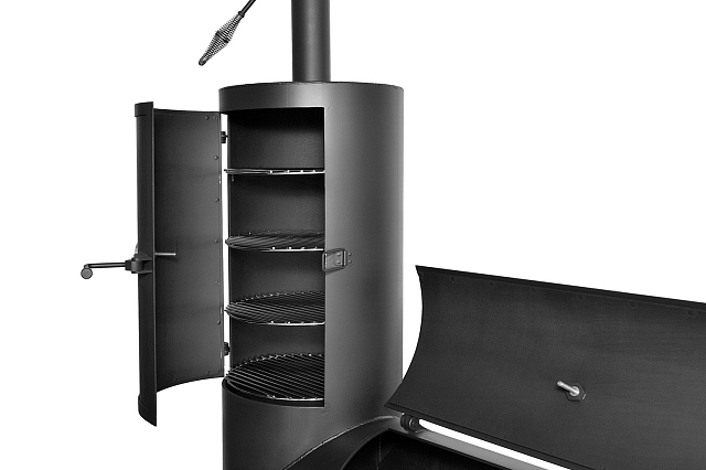 Дровяной гриль-коптильня Hunter Smoker, Pro