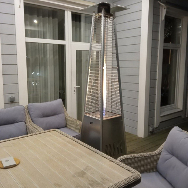 Уличный газовый обогреватель WWT 13I Stainless steel 