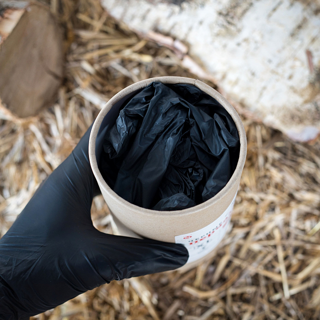 Одежда и аксессуары Перчатки одноразовые St.Tomato в тубусе черные XL