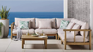 Кофейный стол из тика квадратный Joygarden Bungalow для дачи Кофейный стол из тика квадратный Joygarden Bungalow, садовая мебель