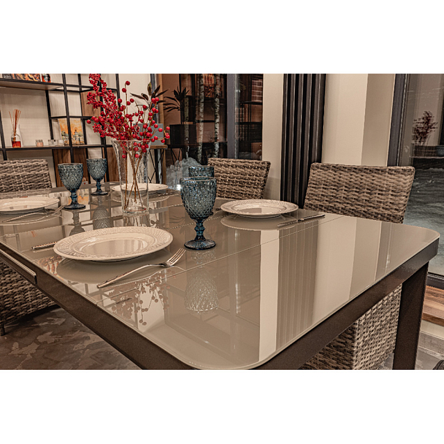 Обеденный комплект Lite Ludwig + Fiona серый 