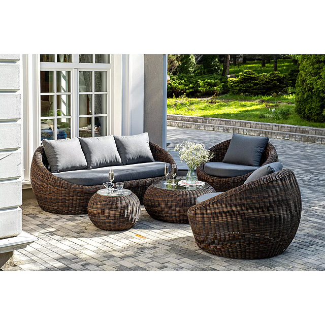 Лаун-зона 4SIS Барселона, цвет коричневый 