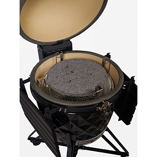 Лавовый камень для гриля с подставкой Diamond Egg для сада