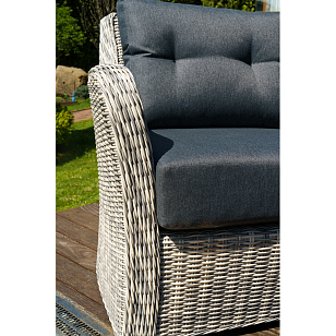 Диван треххместный Lite Venezia Цвет: серый, садовая мебель