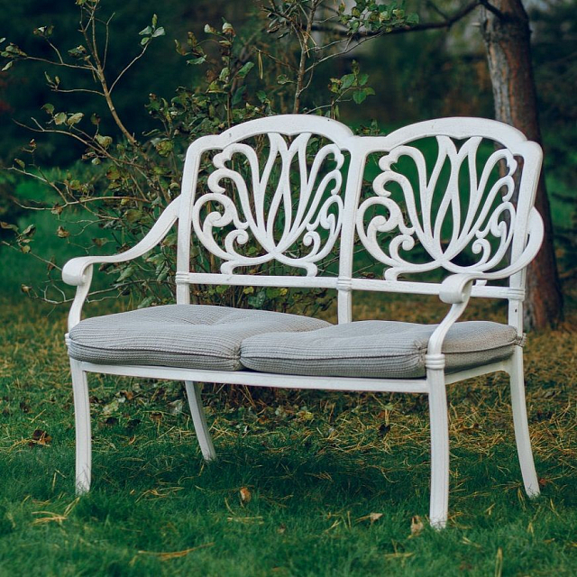 Скамья Вишневый Садъ Классик белая 