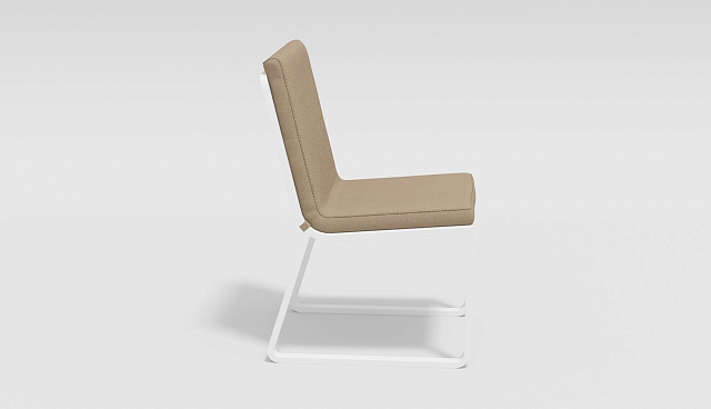 Обеденная зона Gardenini Primavera Белый / Бежевый с стульями Voglie 