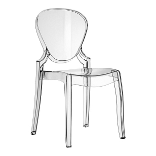 Стул Pedrali Queen Цвет: бесцветный для дачи Стул Pedrali Queen Цвет: бесцветный, садовая мебель