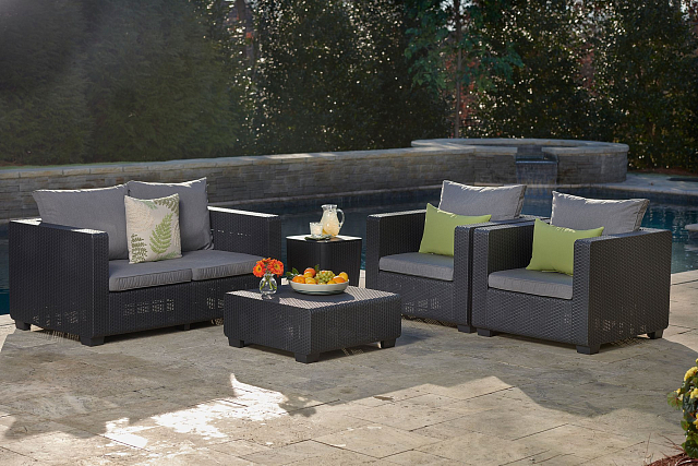 Кресло Keter Salta графит 